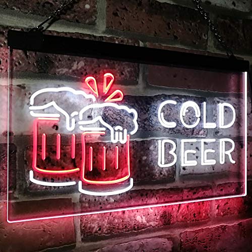 Cold Beer LED Light Sign - LED Gift Works