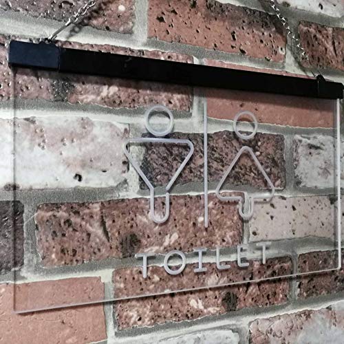 Male Female Restrooms Toilet LED Light Sign - Way Up Gifts