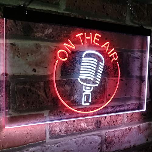 Microphone On The Air LED Light Sign - Way Up Gifts