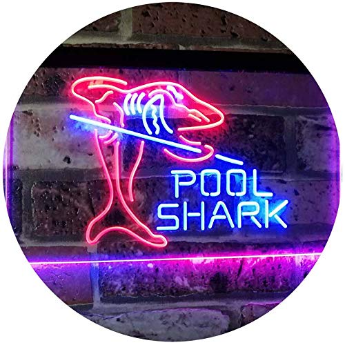 Billiards Pool Shark LED Light Sign - Way Up Gifts