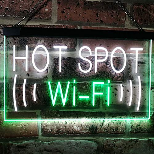 Internet Hot Spot Wi-Fi LED Light Sign - LED Gift Works