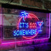 Cocktails It's Five O'Clock Somewhere LED Light Sign - Way Up Gifts