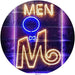 Retro Men Toilet Restroom LED Light Sign - Way Up Gifts