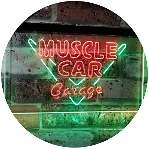 Muscle Car Garage LED Light Sign - LED Gift Works