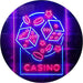 Casino Dice Game Man Cave LED Light Sign - Way Up Gifts