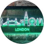 London City Skyline LED Light Sign - LED Gift Works