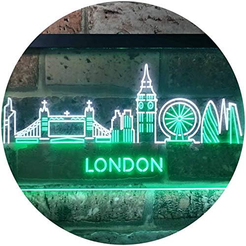 London City Skyline LED Light Sign - LED Gift Works