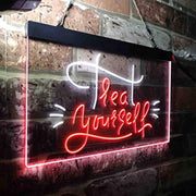 Treat Yourself Girl Bedroom Decoration LED Light Sign - LED Gift Works