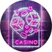 Casino Dice Game Man Cave LED Light Sign - Way Up Gifts