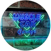 Muscle Car Garage LED Light Sign - LED Gift Works