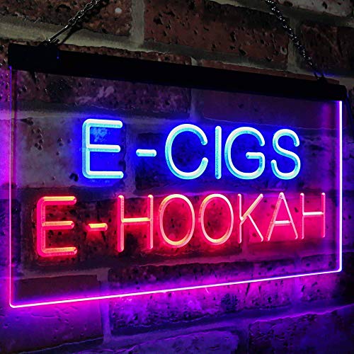 Vape Shop E-Cigs E-Hookah LED Sign - LED Gift Works