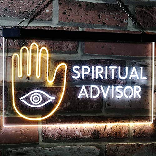 Psychic Spiritual Advisor LED Light Sign - Way Up Gifts