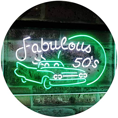 Fabulous 50s LED Light Sign - Way Up Gifts