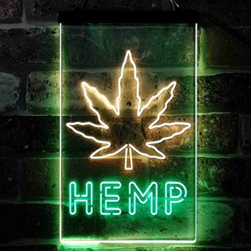 Hemp Sign Letters Buy Hemp LED Neon Light Sign — LED Gift Works
