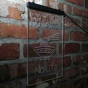No Ramen No Life Shop LED Light Sign - LED Gift Works
