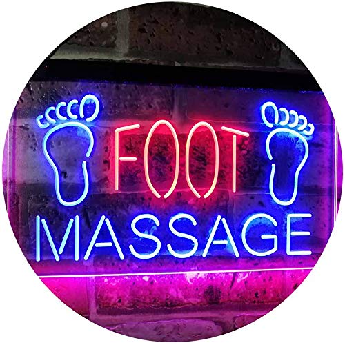 Foot Massage LED Light Sign - LED Gift Works