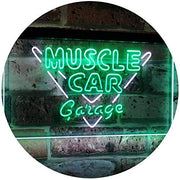 Muscle Car Garage LED Light Sign - LED Gift Works