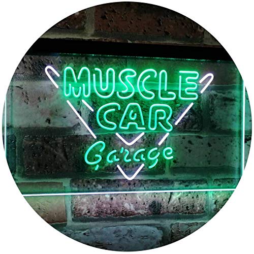 Muscle Car Garage LED Light Sign - LED Gift Works