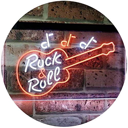 Guitar Music Rock & Roll LED Light Sign - Way Up Gifts