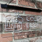 Cold Beer LED Light Sign - LED Gift Works