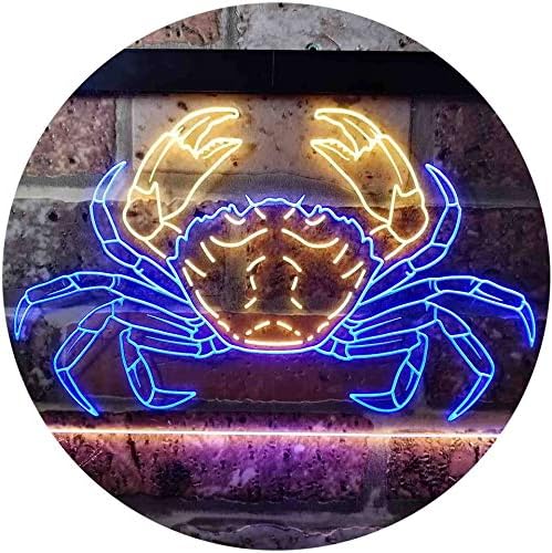 Crab Seafood Ocean Display LED Light Sign - Way Up Gifts