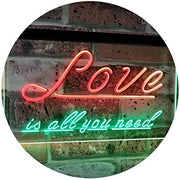 Love is All You Need LED Light Sign - LED Gift Works