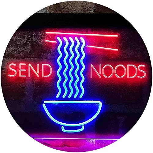 Humor Send Noods Noodles Home Decoration LED Light Sign - Way Up Gifts