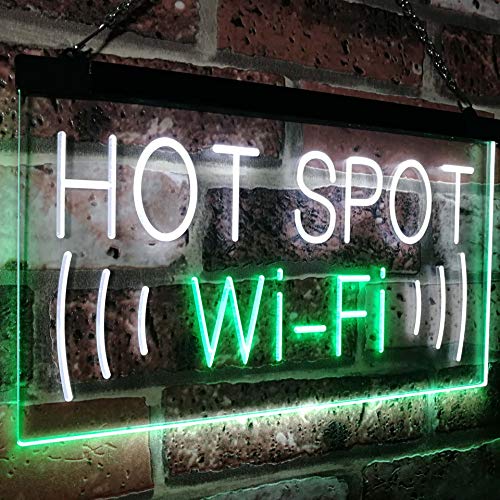 Internet Hot Spot Wi-Fi LED Light Sign - LED Gift Works