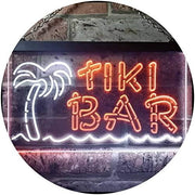 Tiki Bar Palm Tree LED Light Sign - LED Gift Works