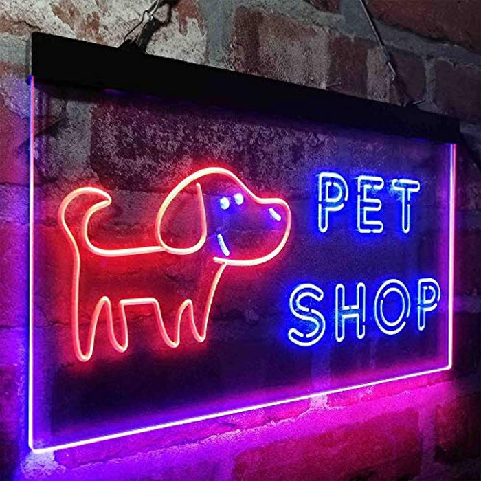 Pet Shop LED Light Sign - Way Up Gifts