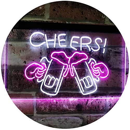 Beer Mugs Cheers LED Light Sign - Way Up Gifts