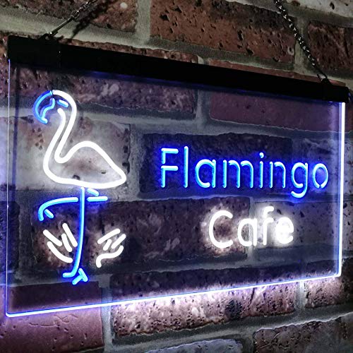 Flamingo Cafe LED Light Sign - LED Gift Works