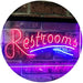 Restrooms LED Light Sign - Way Up Gifts