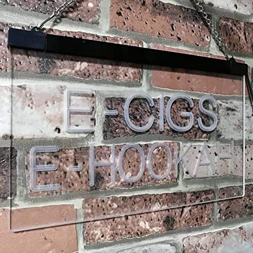 Vape Shop E-Cigs E-Hookah LED Sign - LED Gift Works