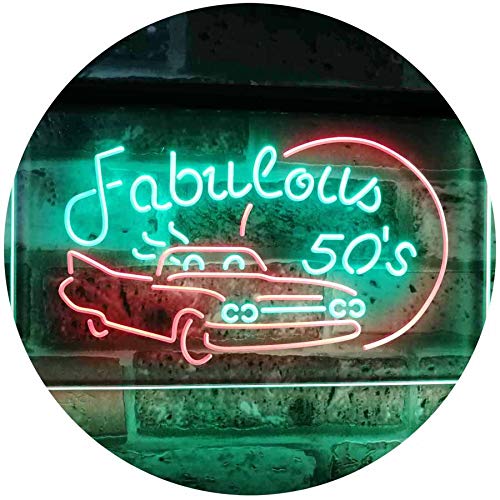 Fabulous 50s LED Light Sign - Way Up Gifts