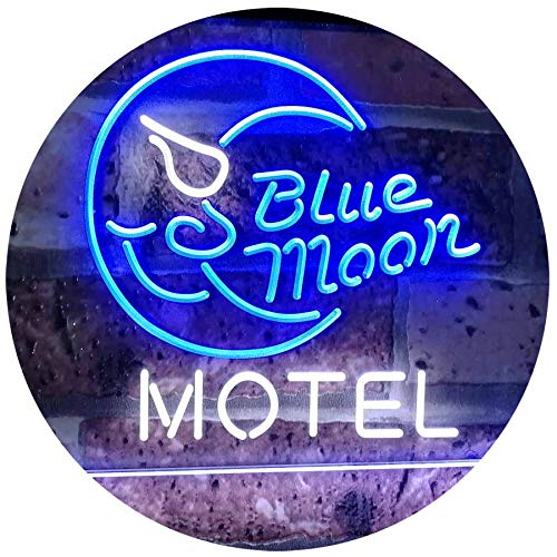 Blue Moon Motel LED Light Sign - LED Gift Works