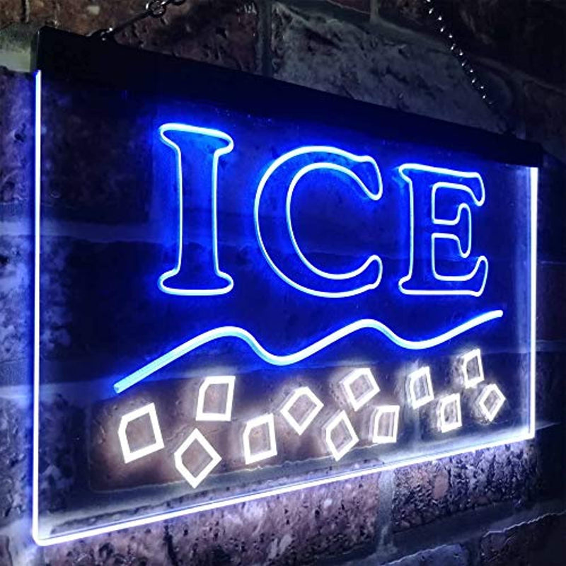 Ice Bags Supply Shop LED Light Sign - LED Gift Works