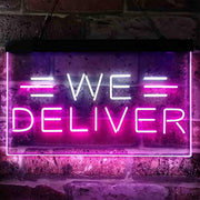 Restaurant Food Delivery We Deliver LED Light Sign - LED Gift Works