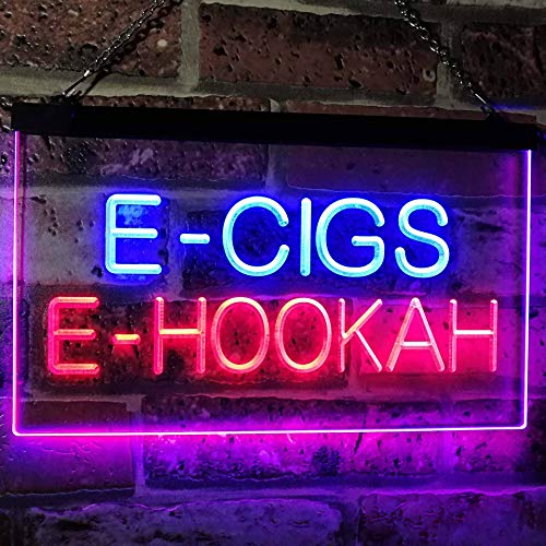 Vape Shop E-Cigs E-Hookah LED Sign - LED Gift Works