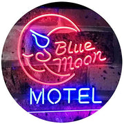 Blue Moon Motel LED Light Sign - LED Gift Works