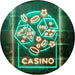 Casino Dice Game Man Cave LED Light Sign - Way Up Gifts