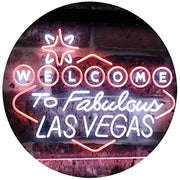 Welcome to Fabulous Las Vegas LED Light Sign - LED Gift Works