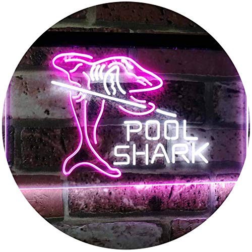 Billiards Pool Shark LED Light Sign - Way Up Gifts