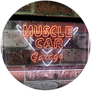 Muscle Car Garage LED Light Sign - LED Gift Works