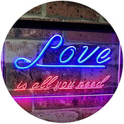 Love is All You Need LED Light Sign - LED Gift Works