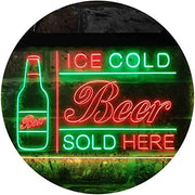 Ice Cold Beer Sold Here LED Light Sign - LED Gift Works
