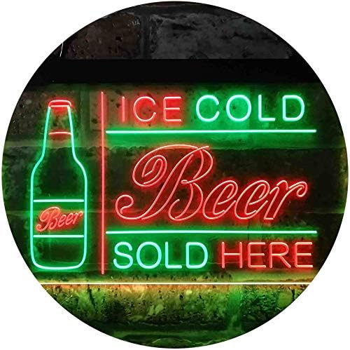 Ice Cold Beer Sold Here LED Light Sign - Way Up Gifts