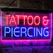 Tattoo Piercing LED Light Sign - Way Up Gifts