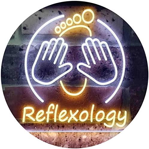 Foot Reflexology Massage LED Light Sign - LED Gift Works