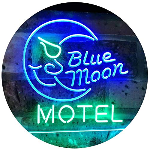 Blue Moon Motel LED Light Sign - LED Gift Works
